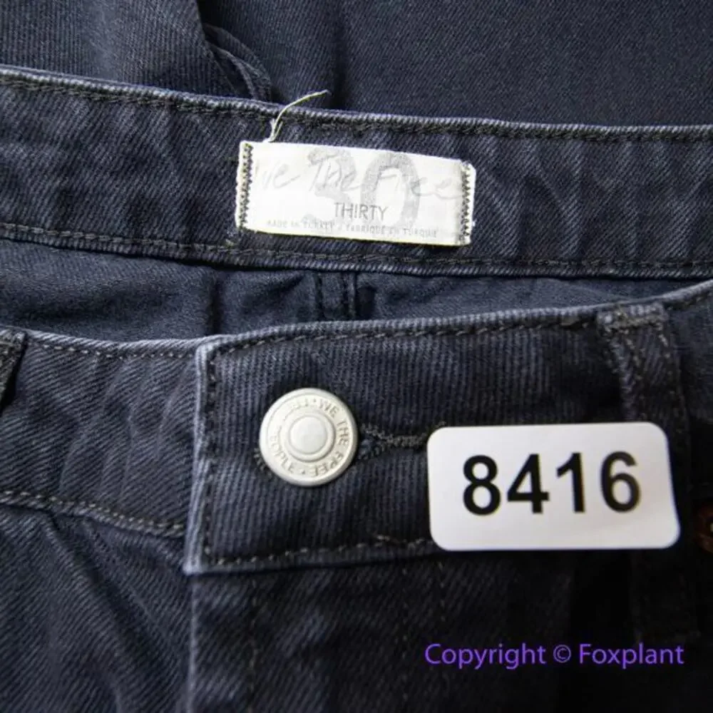 New! Free People We the Free black‎ straight jeans, women size 30